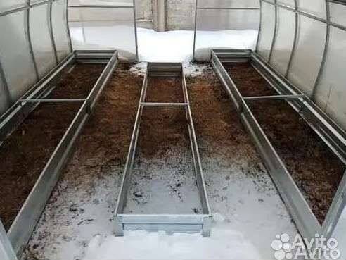 Теплица усиленная 10м поликарбонат, рассрочка