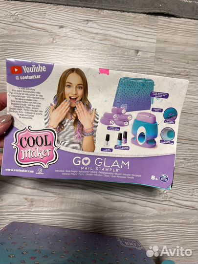 Детский набор делать стикеры на ногти
