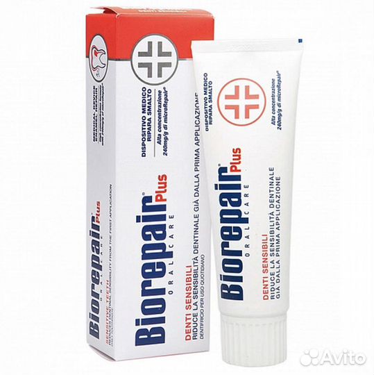 Зубная паста Biorepair Denti Sensibili plus, 75 мл