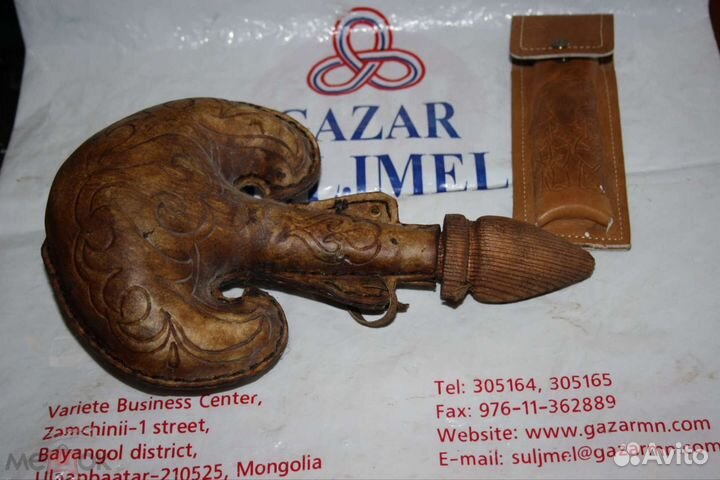 Вышлю сувенир Монголия кожа ручная работа 03г