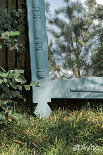 Отреставрированный наличник с зеркалом