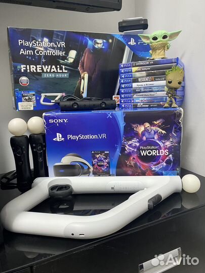 Шлем sony PS4 VR v2 + камера v2 + игра