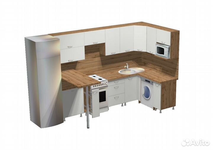 Кухня угловая