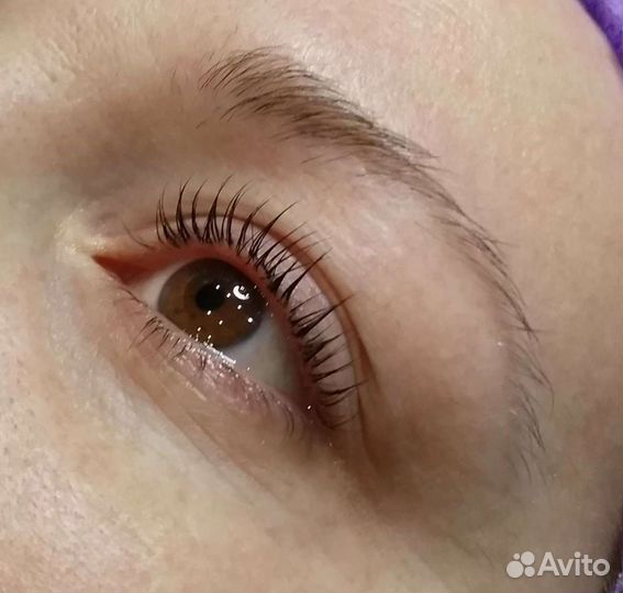 Наращивание, Ламинирование ресниц и бровей