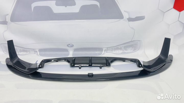 Сплиттер+Диффузор BMW F80 F82 MP Сухой карбон