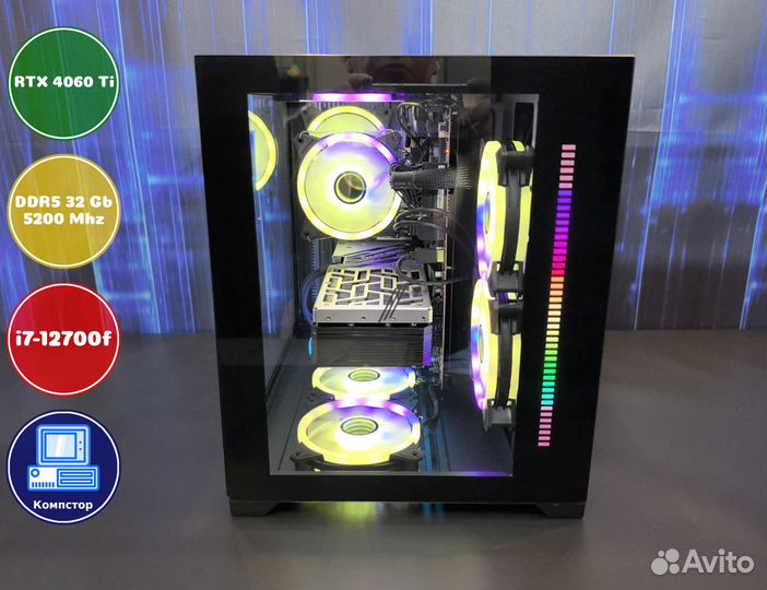 Сборка пк 4к i7-RTX4060Ti-32DDR5-JYK3519862470-B760
