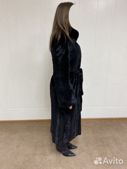 Шуба из стриженной норки в отличном состоянии