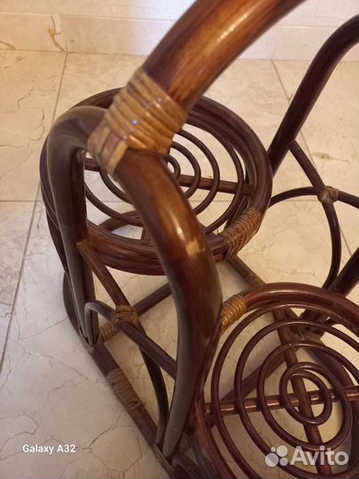 Подставка для цветов напольная деревянная