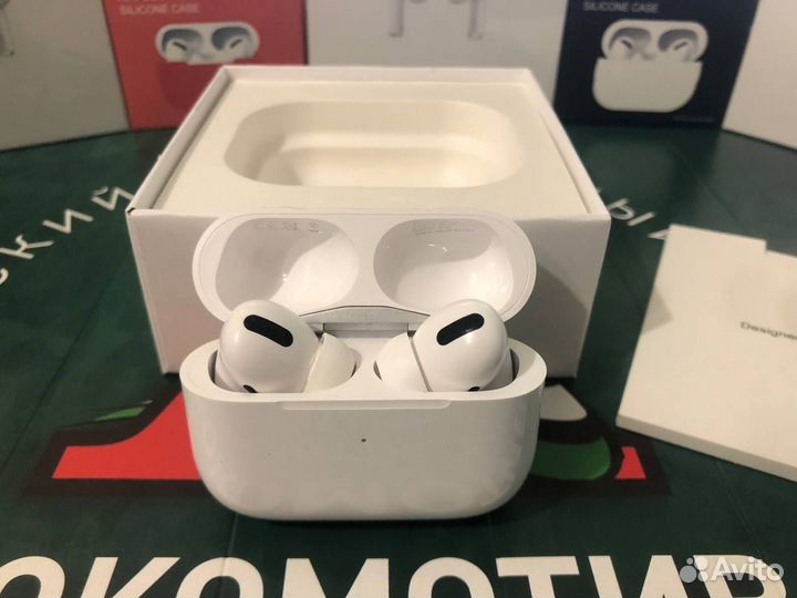 AirPods PRO (новое, гарантия, чехол в подарок)