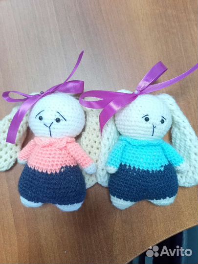 Вязаные игрушки ручной работы