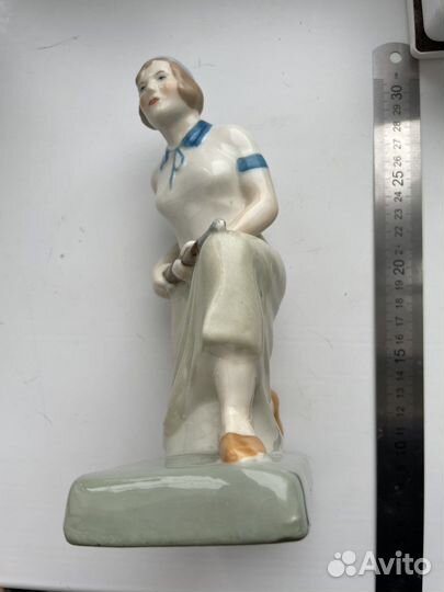 Девушка с ружьем. Осоавиахимовка. СССР 30-35гг