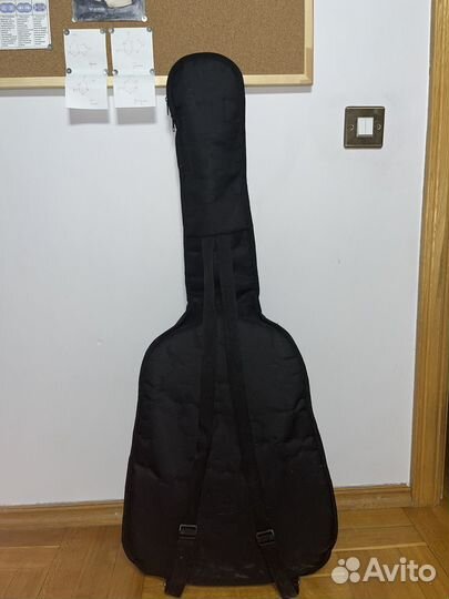 Акустическая гитара fender CD-60S BLK + Чехол