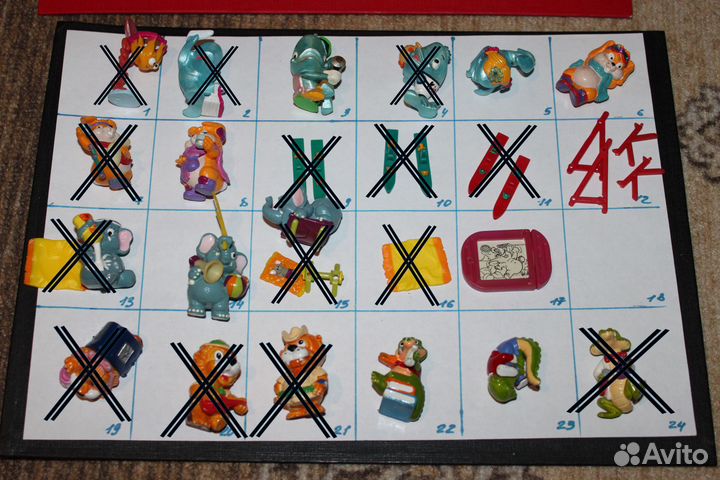 Игрушки из шоколадных яиц, часть 7