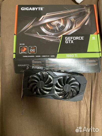 Видеокарта gigabyte gtx 1660 ti