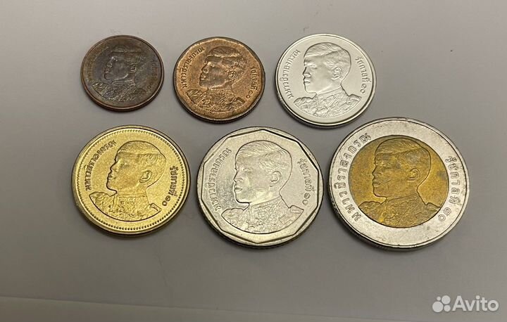 Полный набор монет из Тайланда с Рама Х