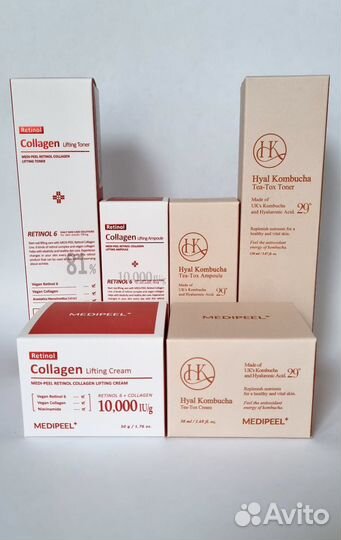 Medi-peel крем и др. с ретинолом, с комбучей