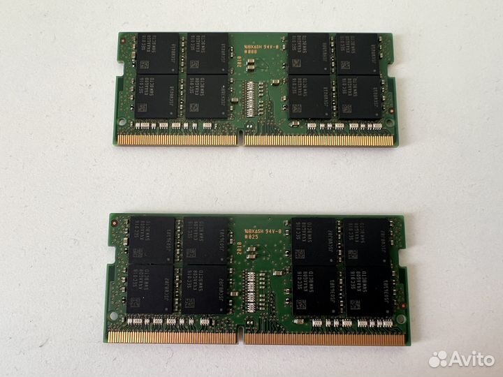Samsung 32Гб DDR4 2666мгц sodimm CL19