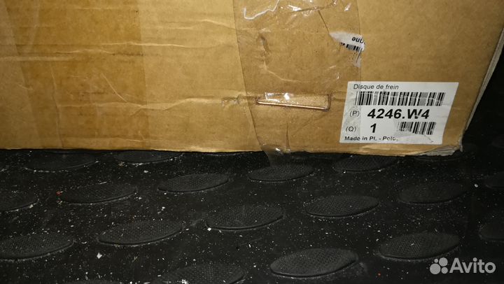 Диски тормозные зад. 4246.W4, Citroen C5 2001-2008