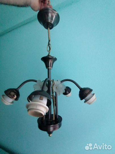 Люстра потолочная б/у