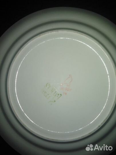 Набор тарелок Дулево кобальт 