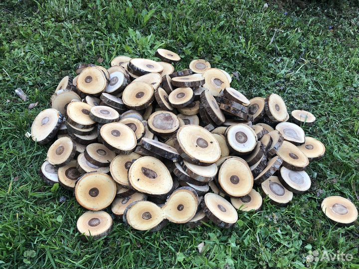 Набор спилов дерева для творчества