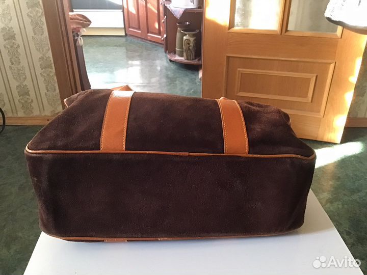 Сумка натуральная замша—кожа