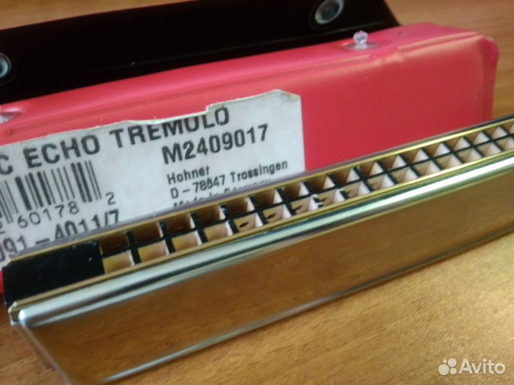 Тремоло губная гармоника 40 отв.+ самоучитель