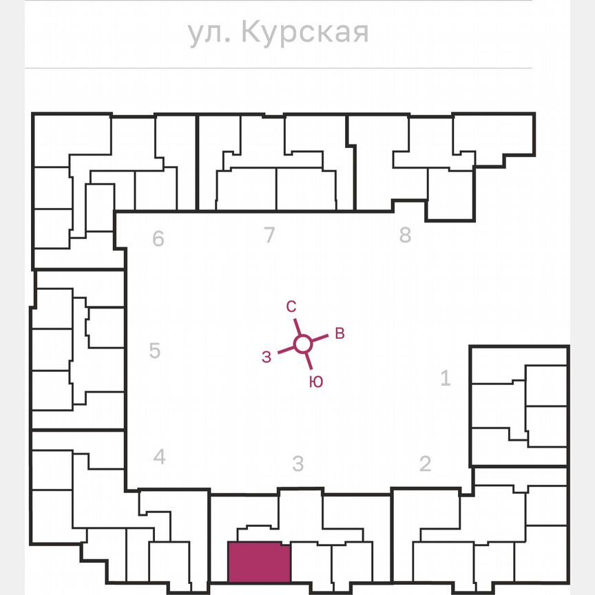 2-к. квартира, 59,6 м², 9/10 эт.