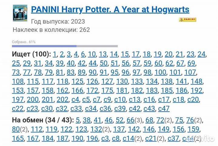 Наклейки Panini