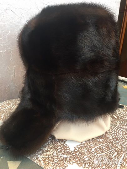 Норковая шапка мужская