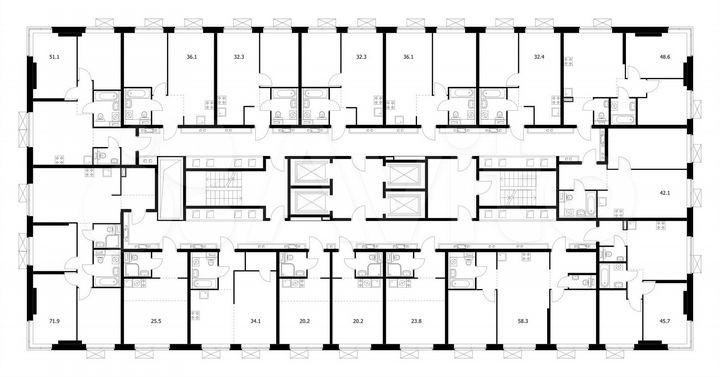 1-к. квартира, 34,1 м², 12/33 эт.