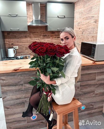 Метровые розы