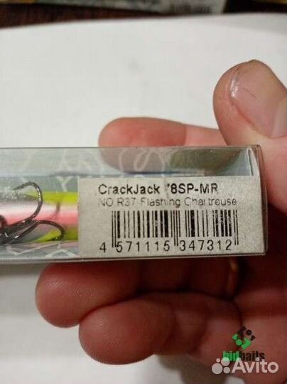 Воблер Pontoon 21 Crackjack 78SP-MR 11,0г.Цв.R37