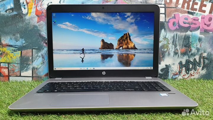 Ноутбук HP i5-7/8 Gb/FHD