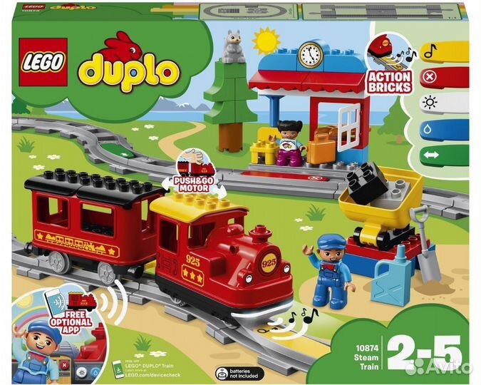 Lego duplo поезд