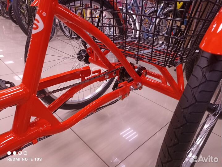 Велосипед sitis cargo 26 alloy (2023) Red-White