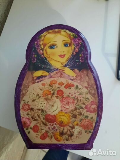 Матрешка шкатулка