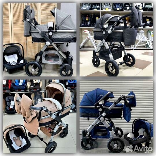 Коляски 3 в 1 и 2 в 1 новые