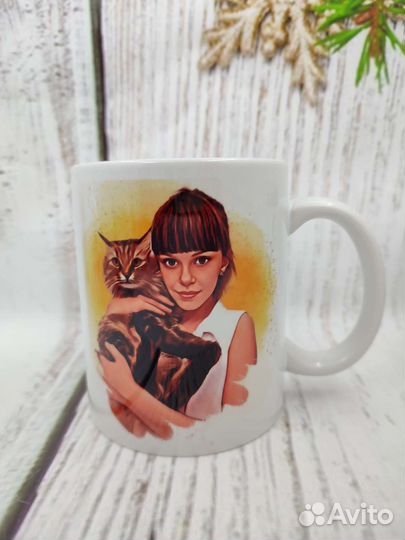 Кружка с печатью