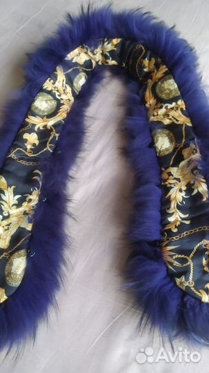 Меховой воротник песец