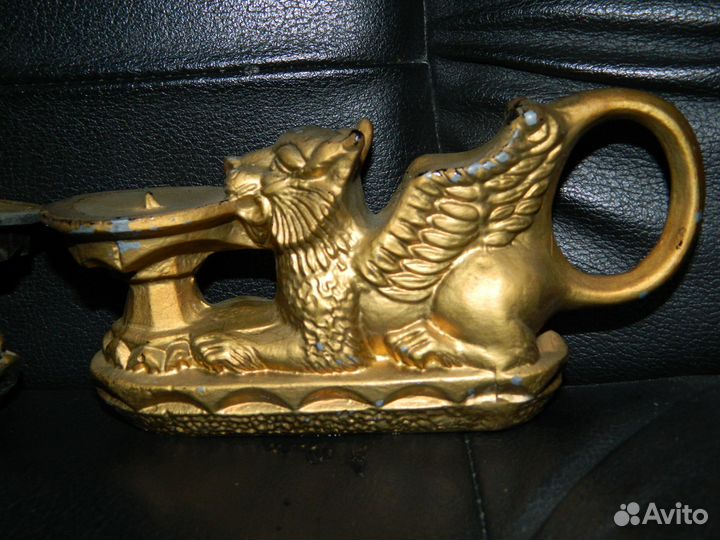 Подсвечник грифон силумин