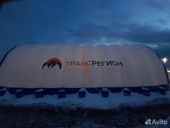 Надувной ангар (пневмоангар) в наличии 50*20*10