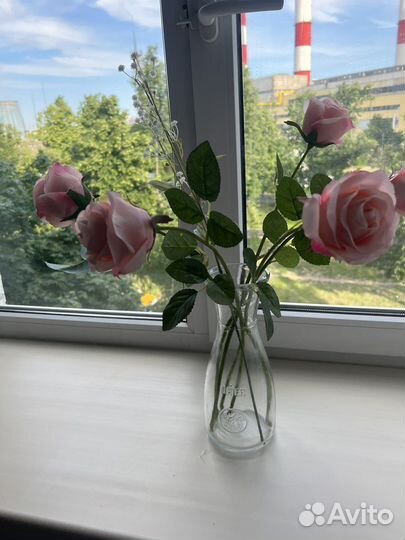 Искусственные цветы розы