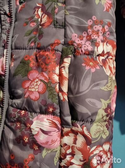 Куртка для девочки,теплая, б/у