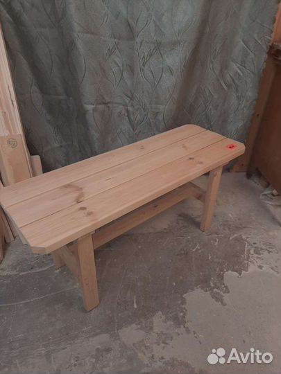 Лавка банная или дачная 1 метр