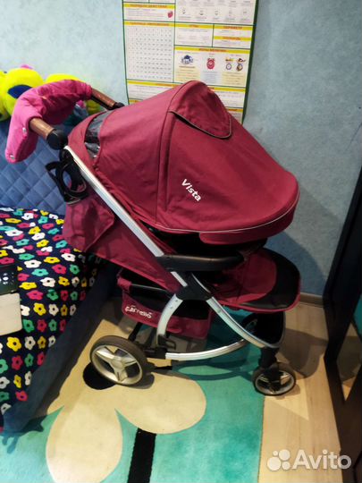 Прогулочная коляска carrello vista всесезонная +