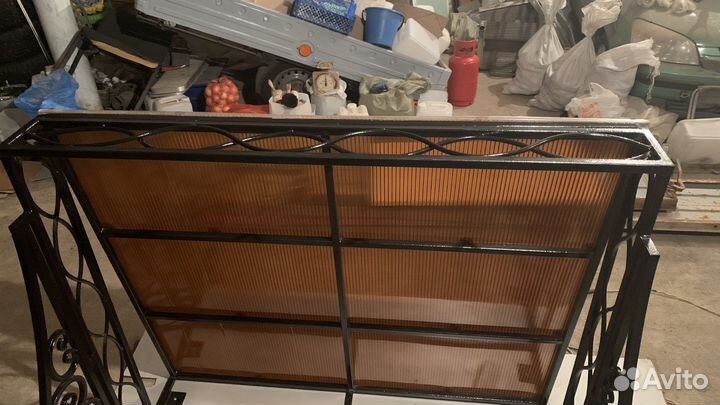 Кованные изделия Козырек и перила