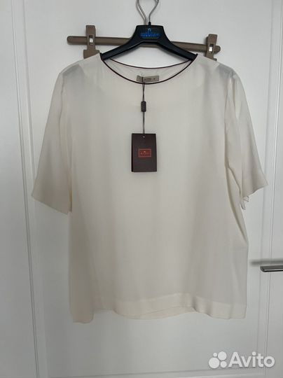Топ шелковый etro 46