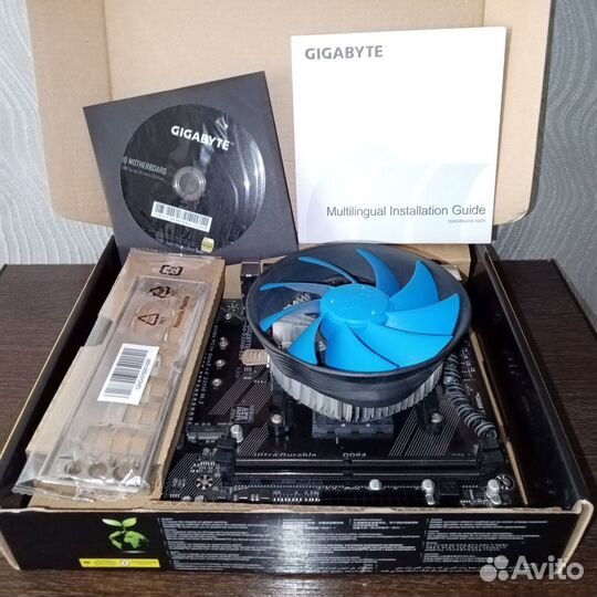 Процессор+мат.плата Ryzen5 3500 + Gig A320M S2H