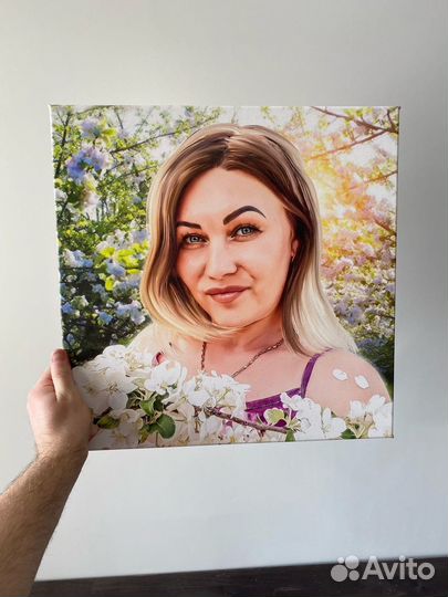 Портрет на холсте